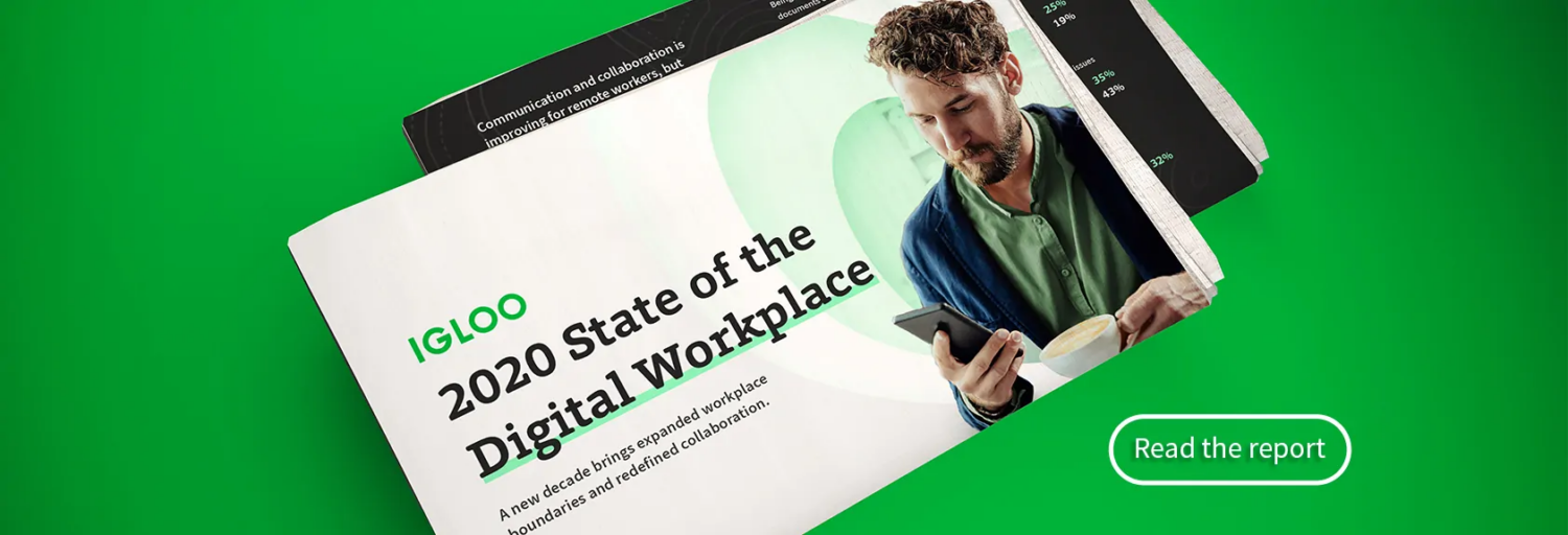 Snapshot image of 2020 State of the Digital Workplace Report
