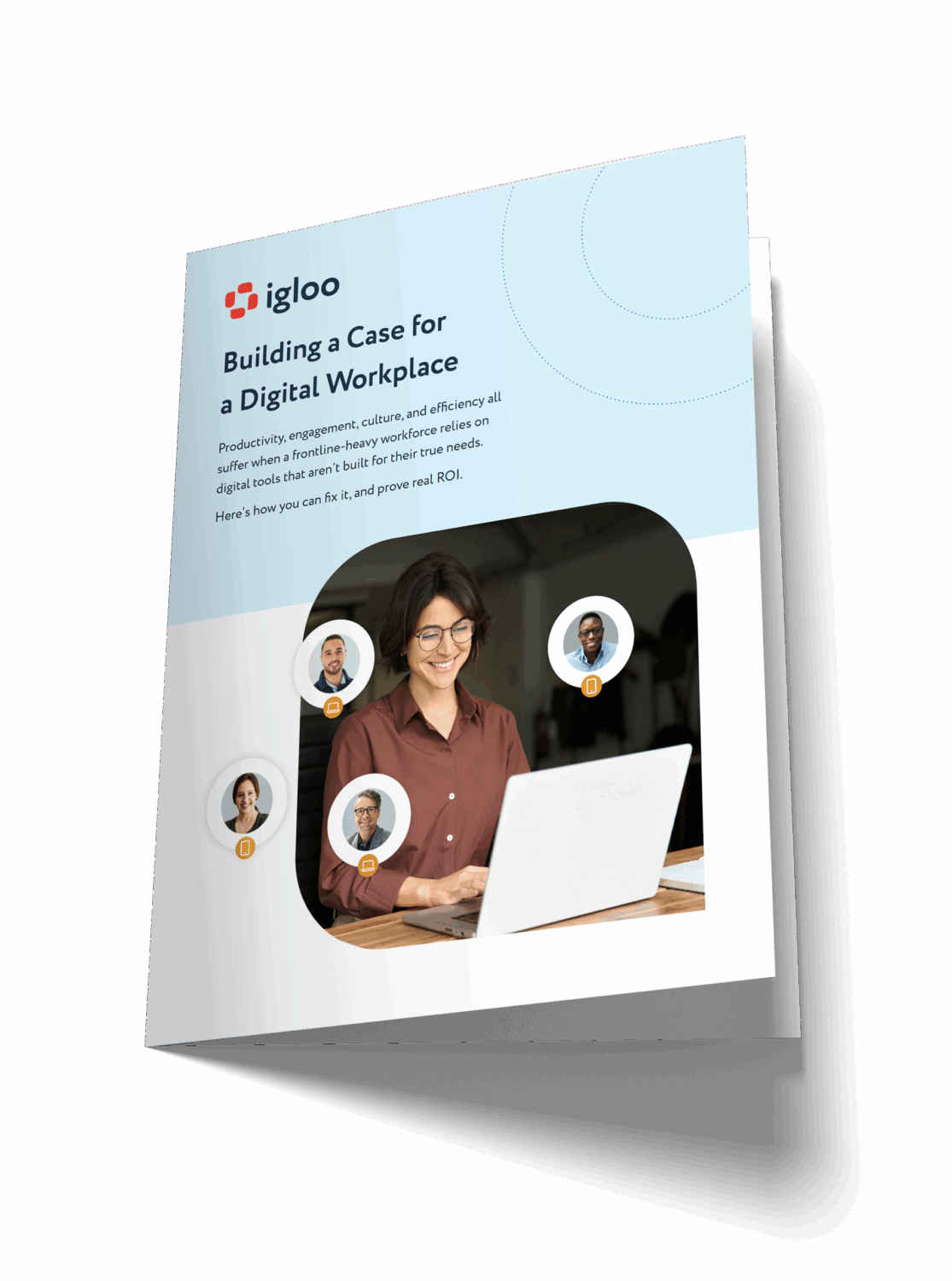 building a case for an intranet collateral cover page